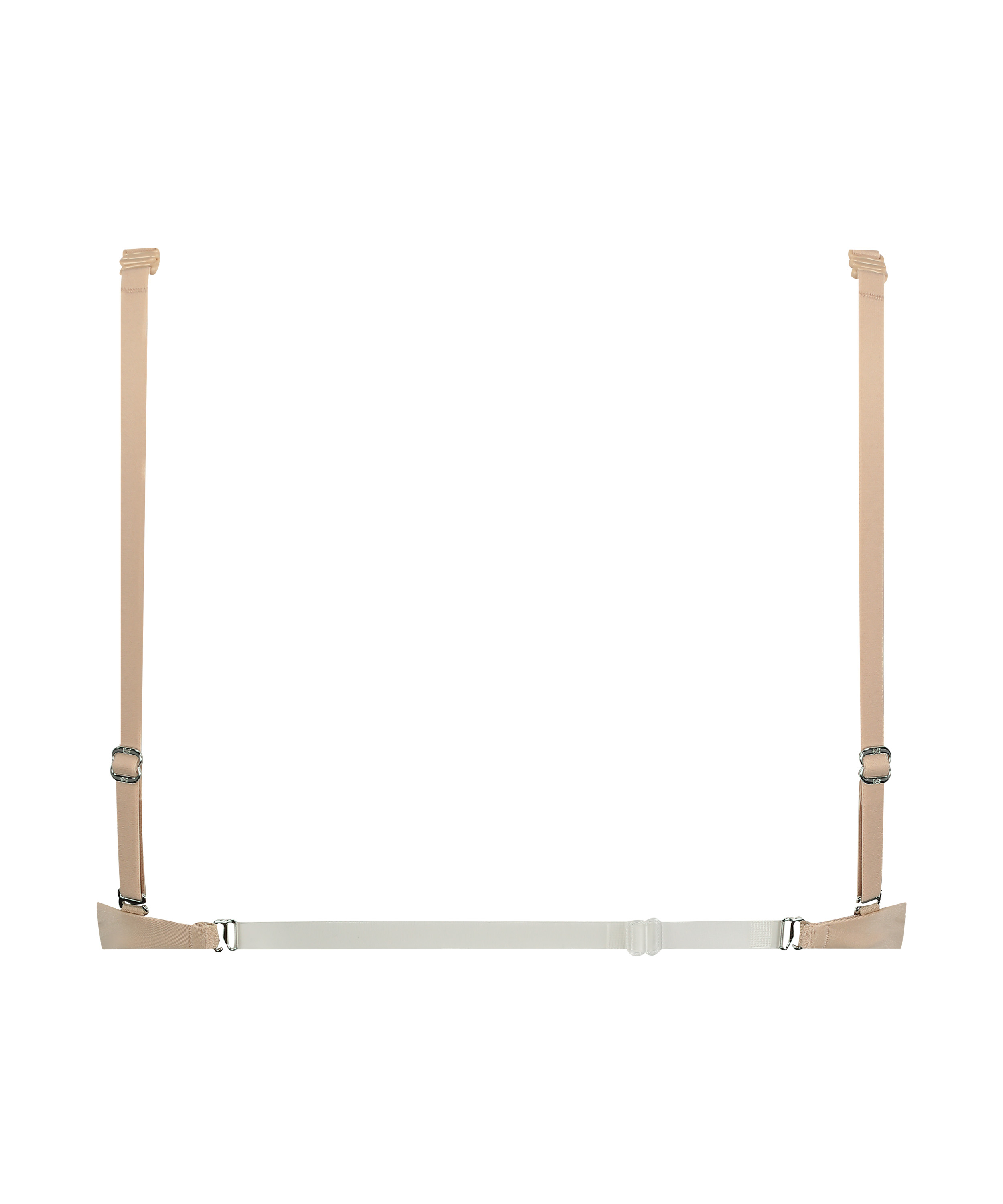 Vorgeformter Bügel-BH Transparent Back Multiway, Beige, main