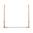 Vorgeformter Bügel-BH Transparent Back Multiway, Beige