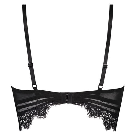 Soutien-gorge &agrave; armatures pr&eacute;form&eacute; longline Marilee, Noir