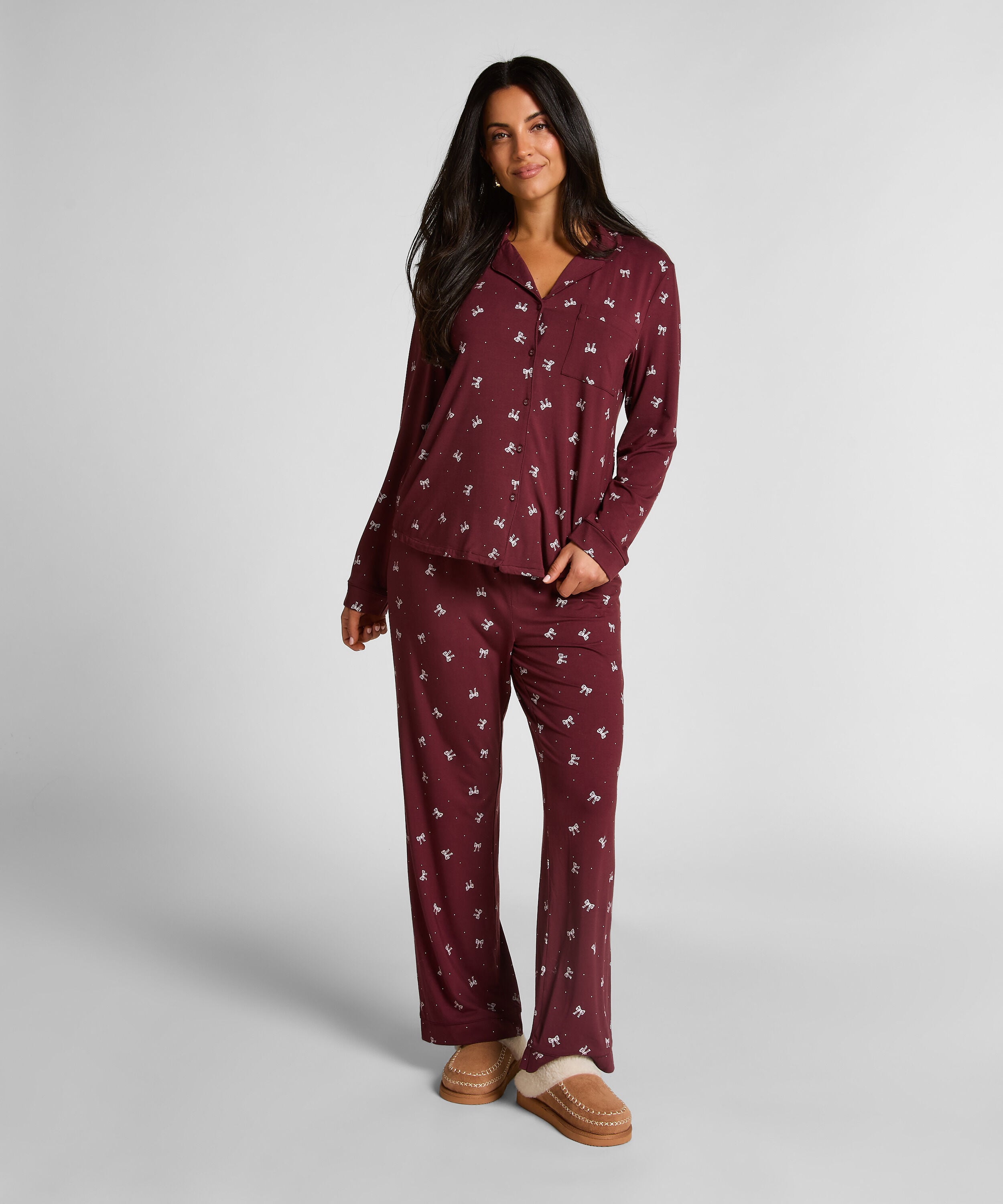 Pantalon en jersey Essential, Rouge