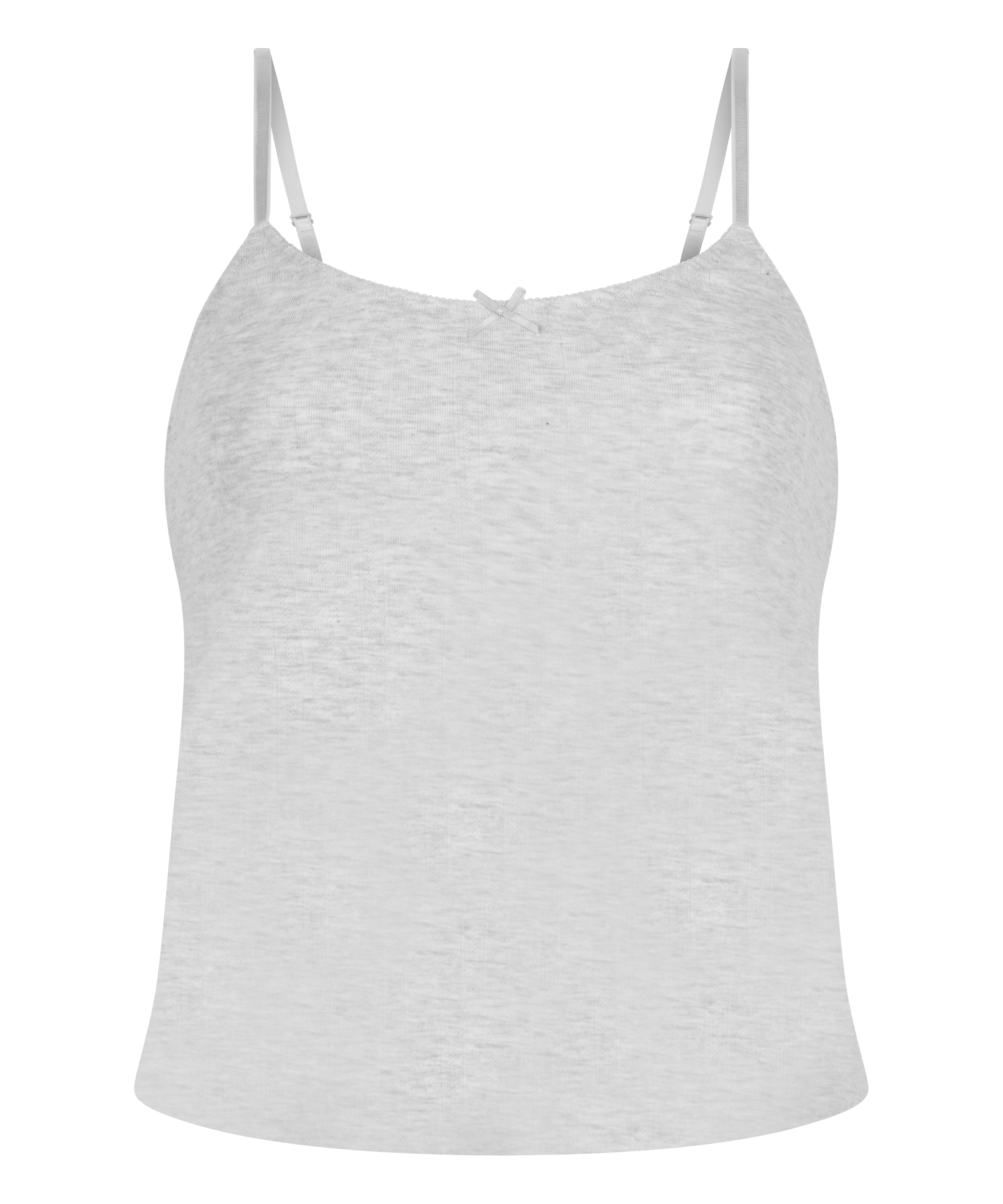 Pointelle Pyjamatop, Grau, main