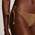 Bikini Slip Cheeky Tanga Goldie Shimmer, Gelb