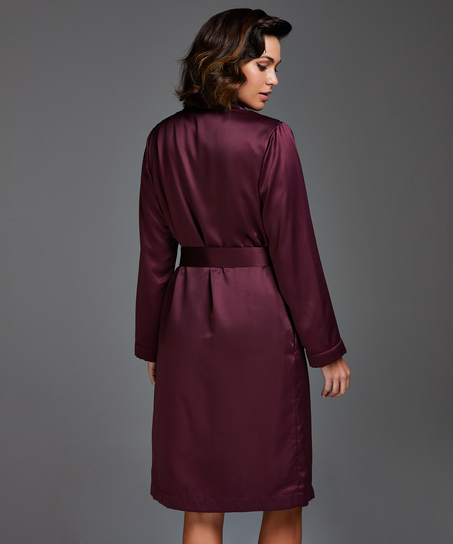 Bademantel Satin Fleece, Lila