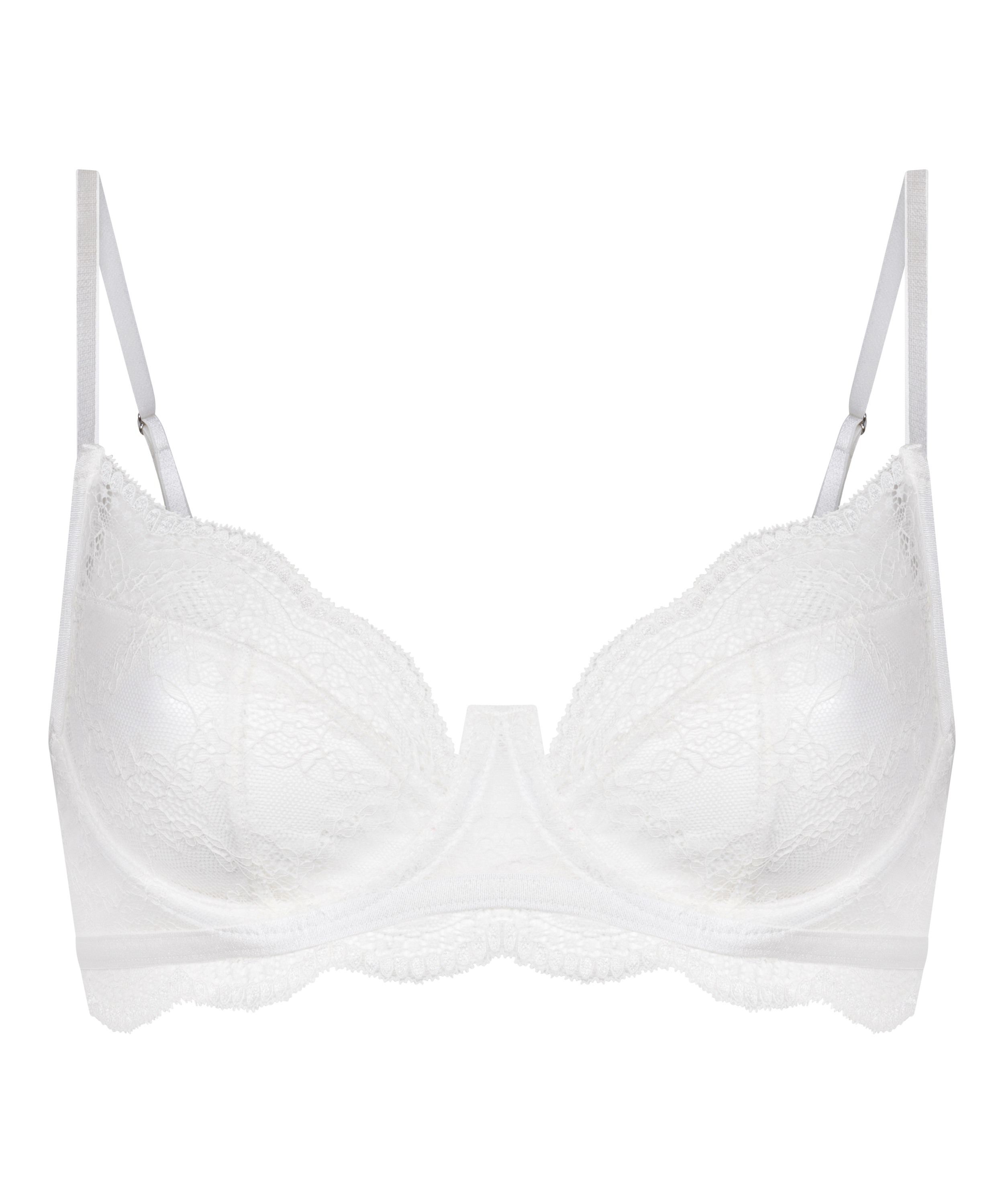 Soutien-gorge non-rembourr&eacute; &agrave; armatures Isabelle, Blanc, main