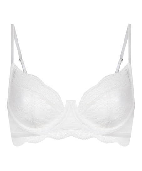 Soutien-gorge non-rembourr&eacute; &agrave; armatures Isabelle, Blanc