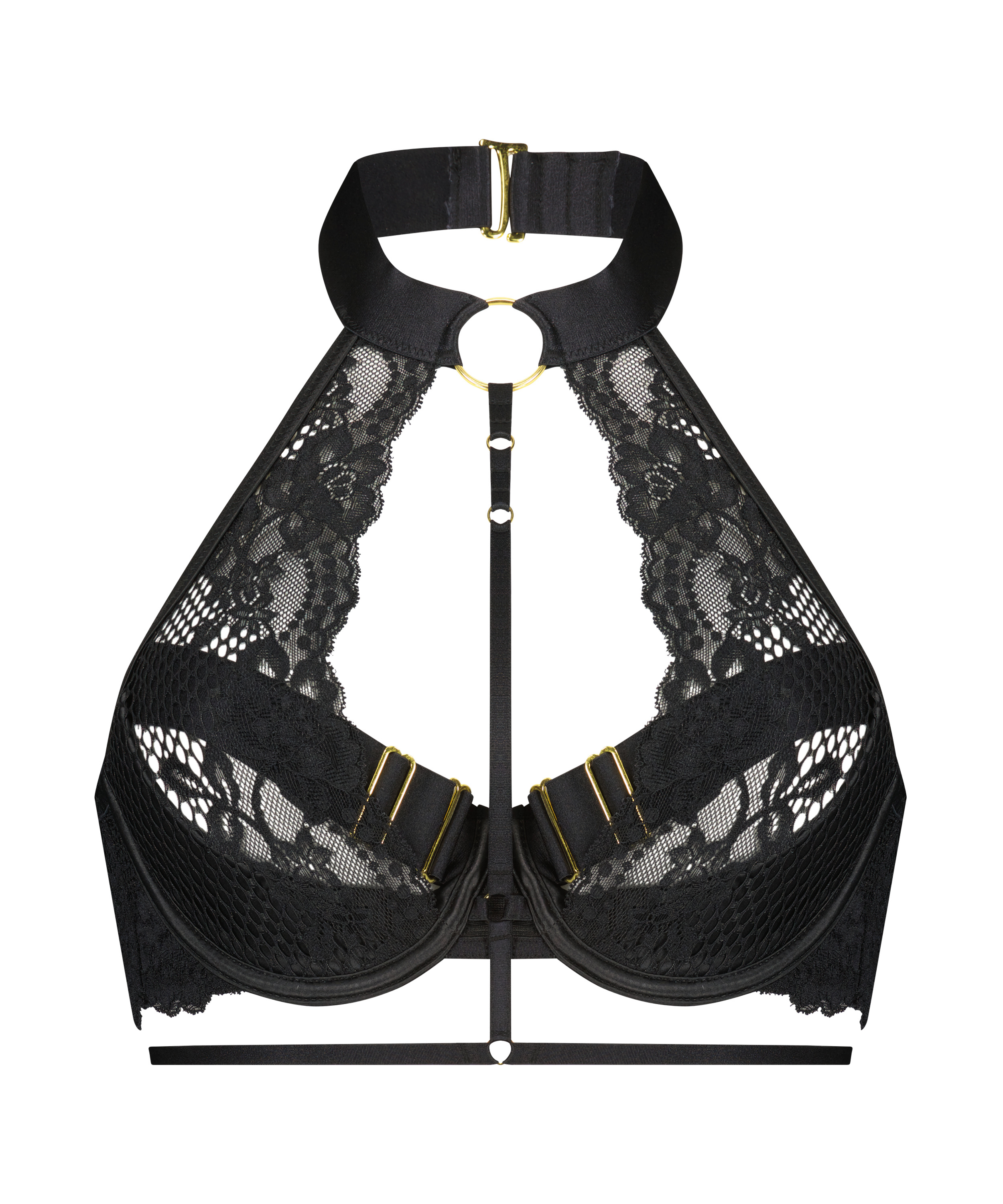 Soutien-gorge &agrave; armatures rembourr&eacute; Brixton, Noir, main