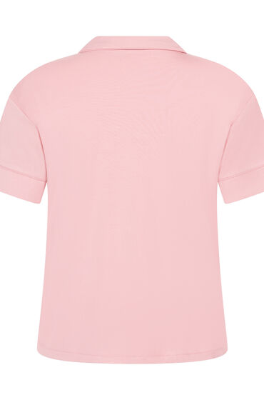 Hunkemöller Essential Jersey Short-Sleeved Jacket Pink