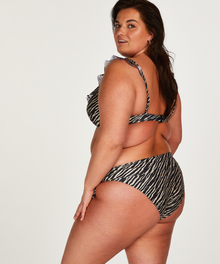 Bikini Slip Rio Zebra, Braun