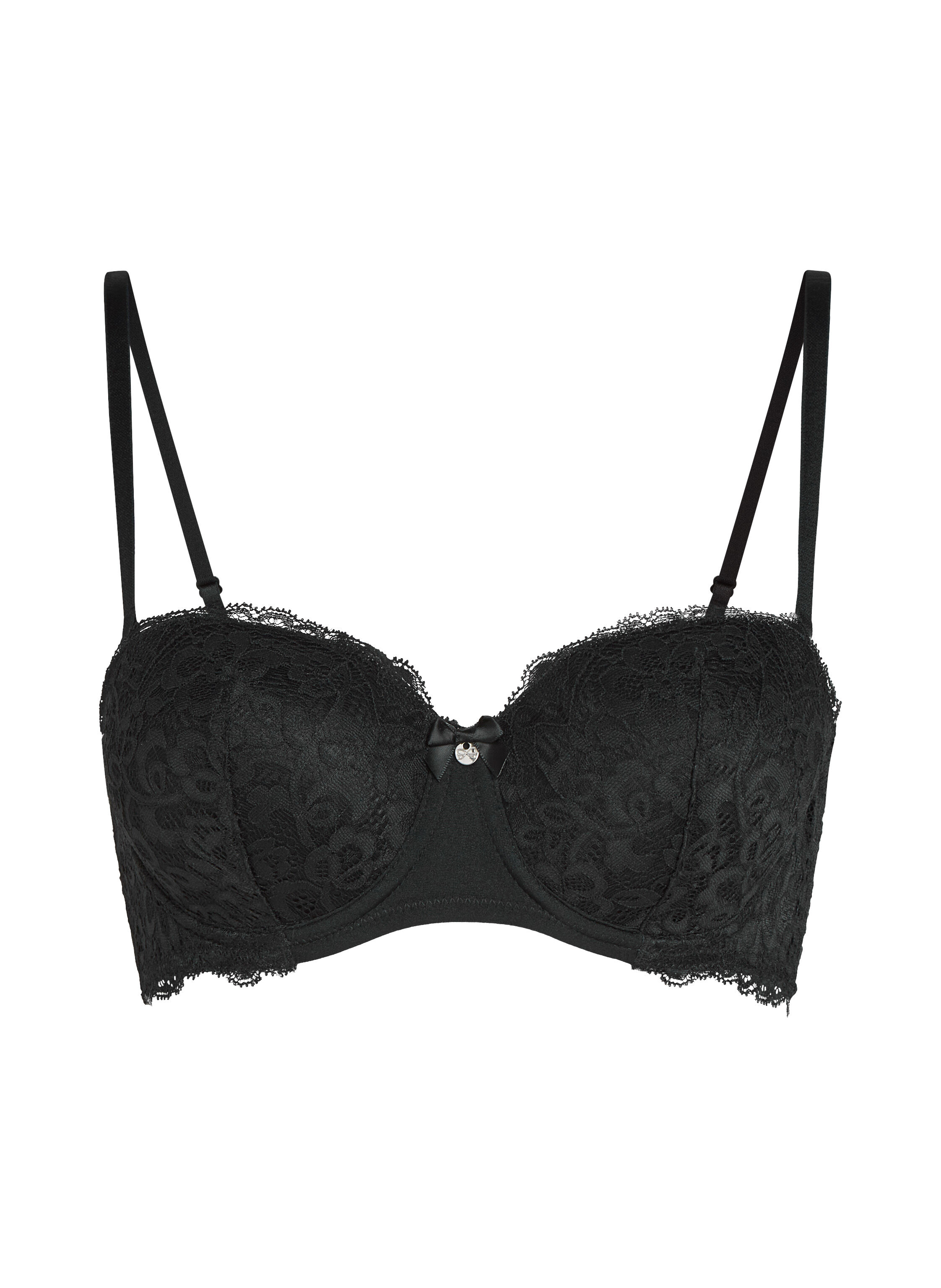 Soutien-gorge &agrave; armatures pr&eacute;form&eacute; Marine, Noir