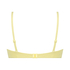 Gepolstertes trägerloses Bikinioberteil mit Bügel Scallop Cup E +, Gelb