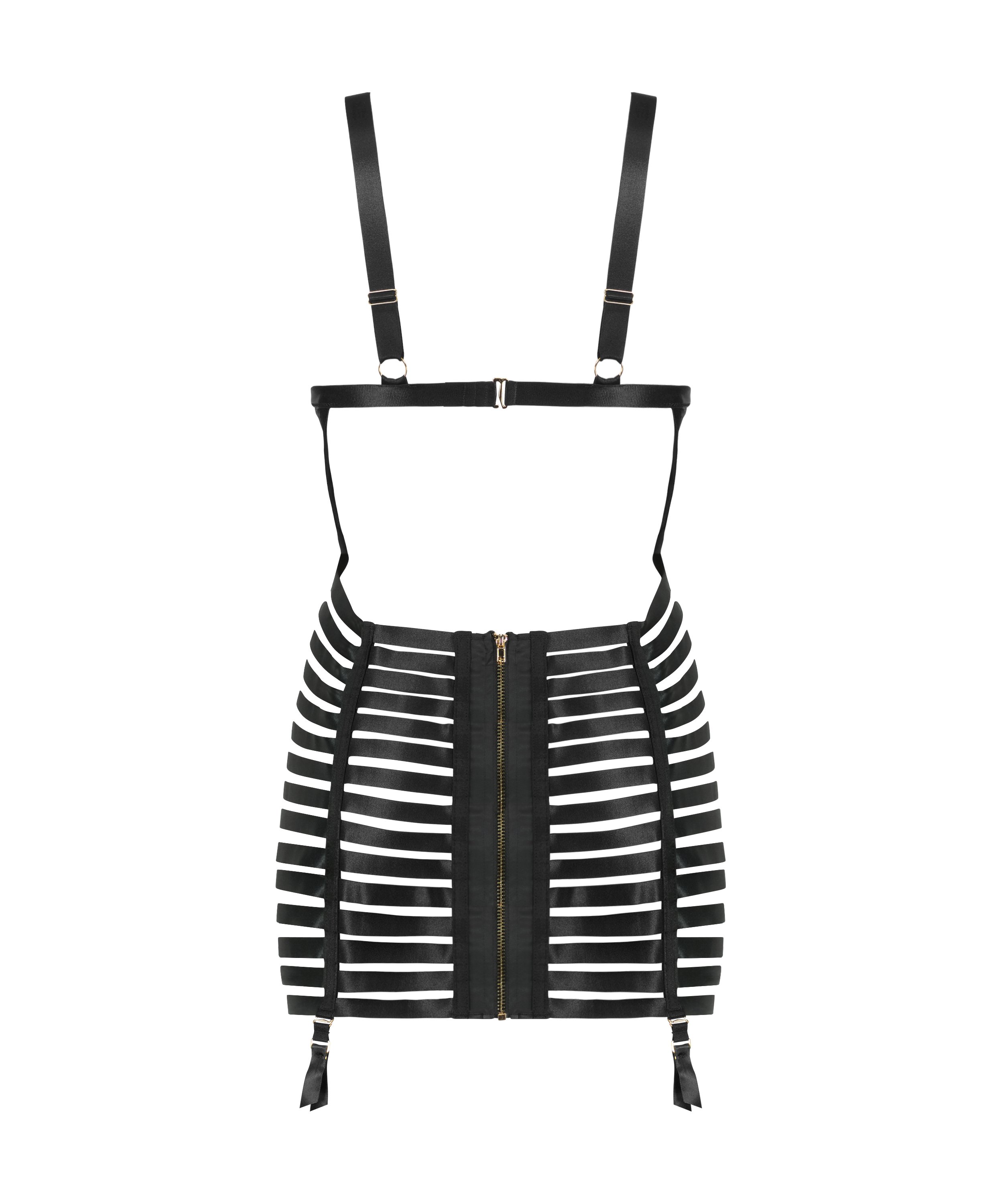 Slipdress Brooke, Schwarz, main