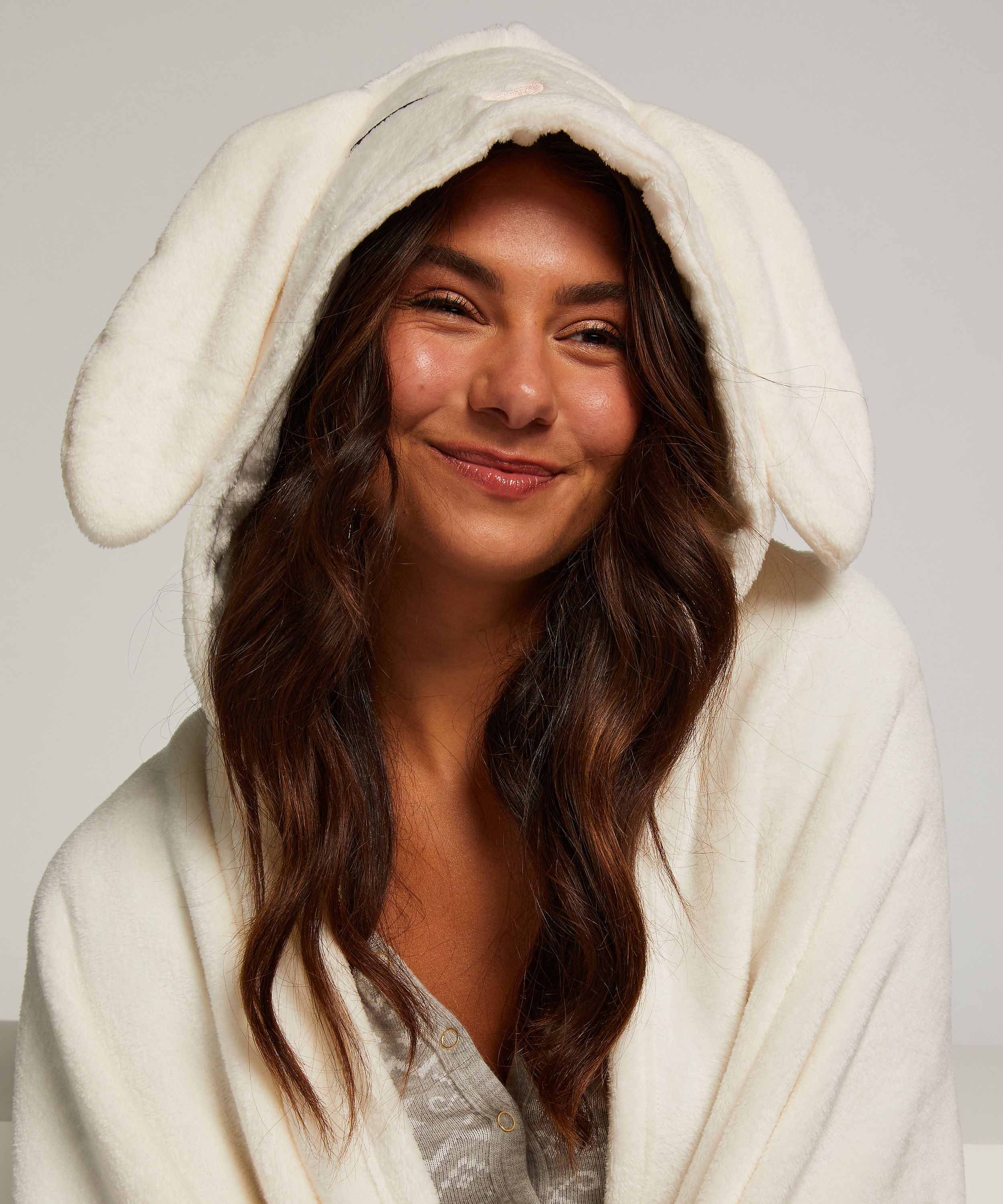 Winter Bunny Snuggle Blanket, Wei&szlig;, main