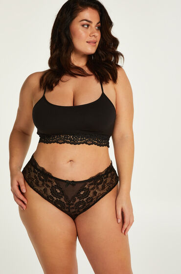 Hunkemöller Brésilien haut Chloe Curvy Noir