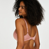 Soutien-gorge push-up préformé sans armatures Mona, Rose