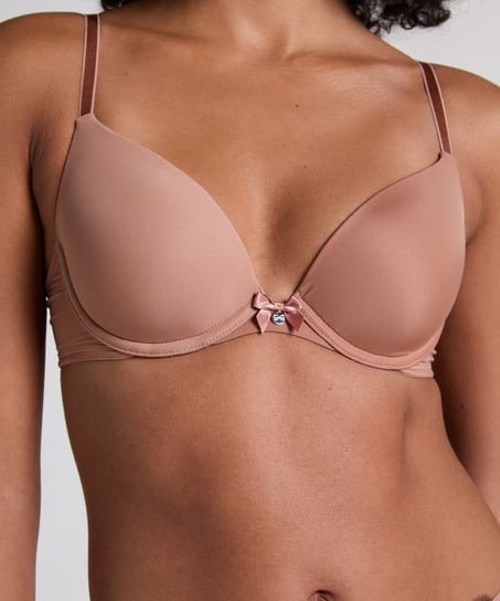 Vorgeformter Bügel-BH Plunge, Braun