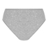 Culotte brésilienne jambe haute coton, Gris