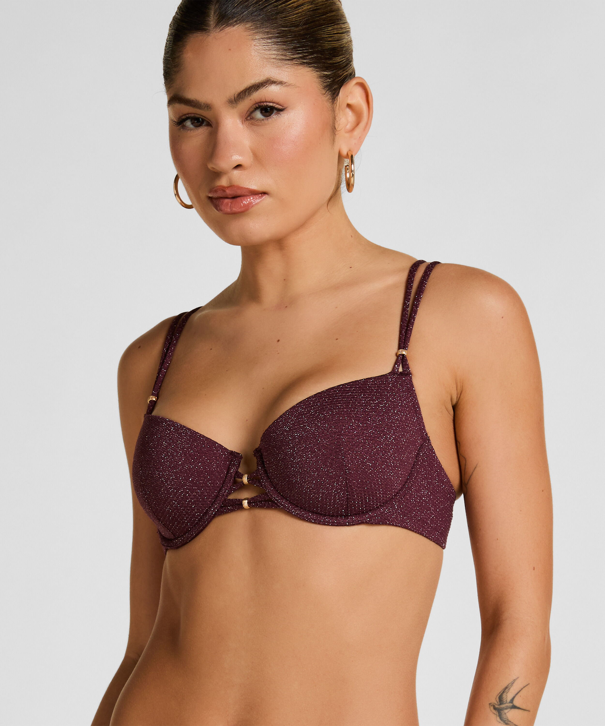 Haut de Bikini Armaturé Rembourré Panama
