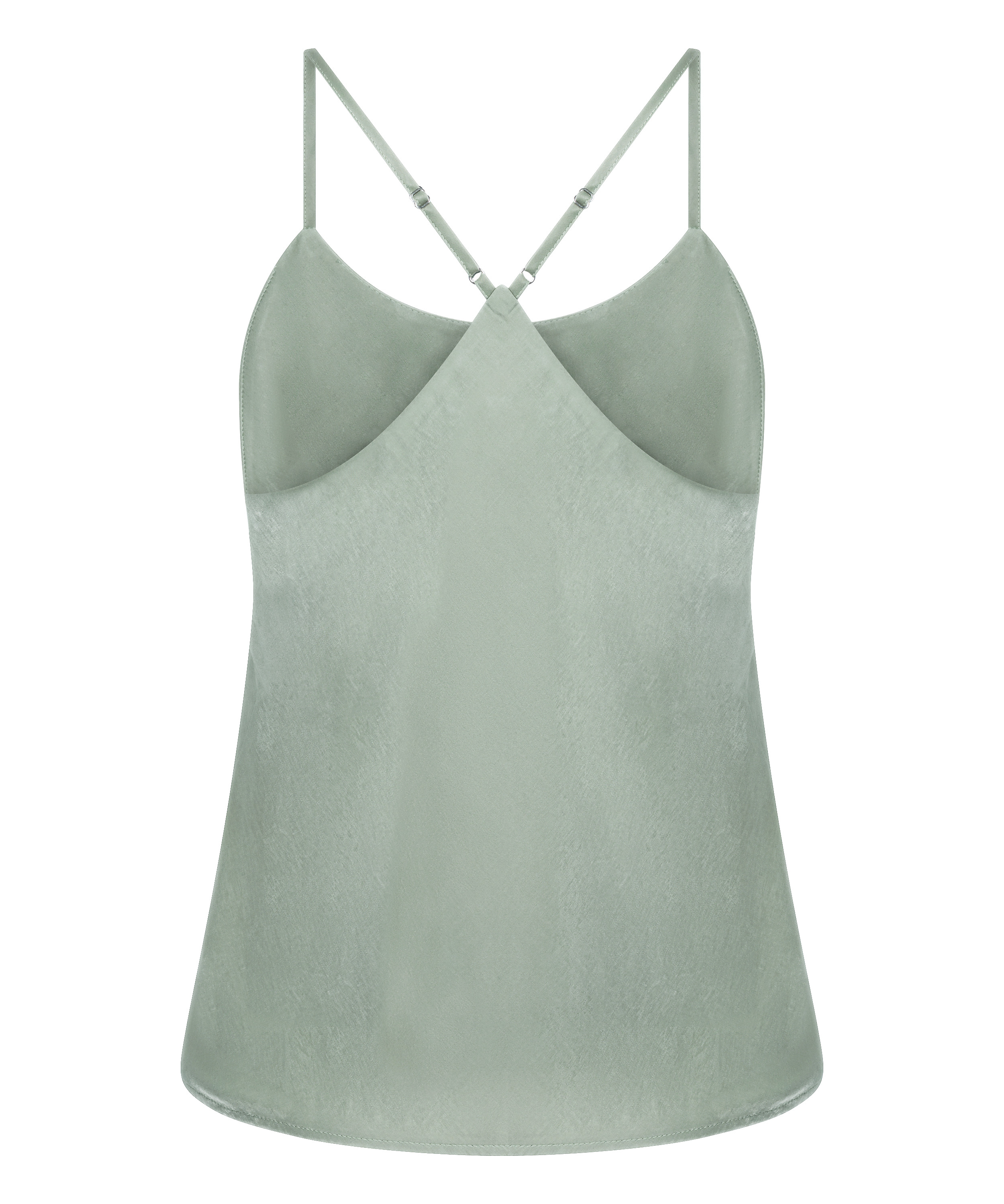 Cami Top Satin Ayla, Grün, main