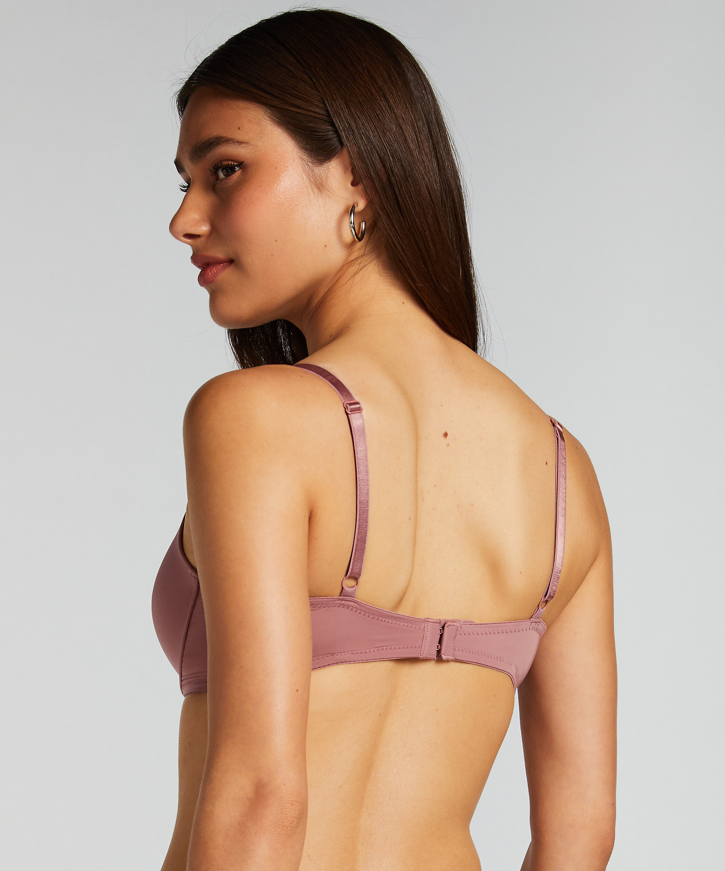 Soutien-gorge &agrave; armatures pr&eacute;form&eacute; Plunge, Rose, main