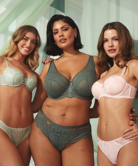 Soutien-gorge à armatures non-préformé Bella, Vert