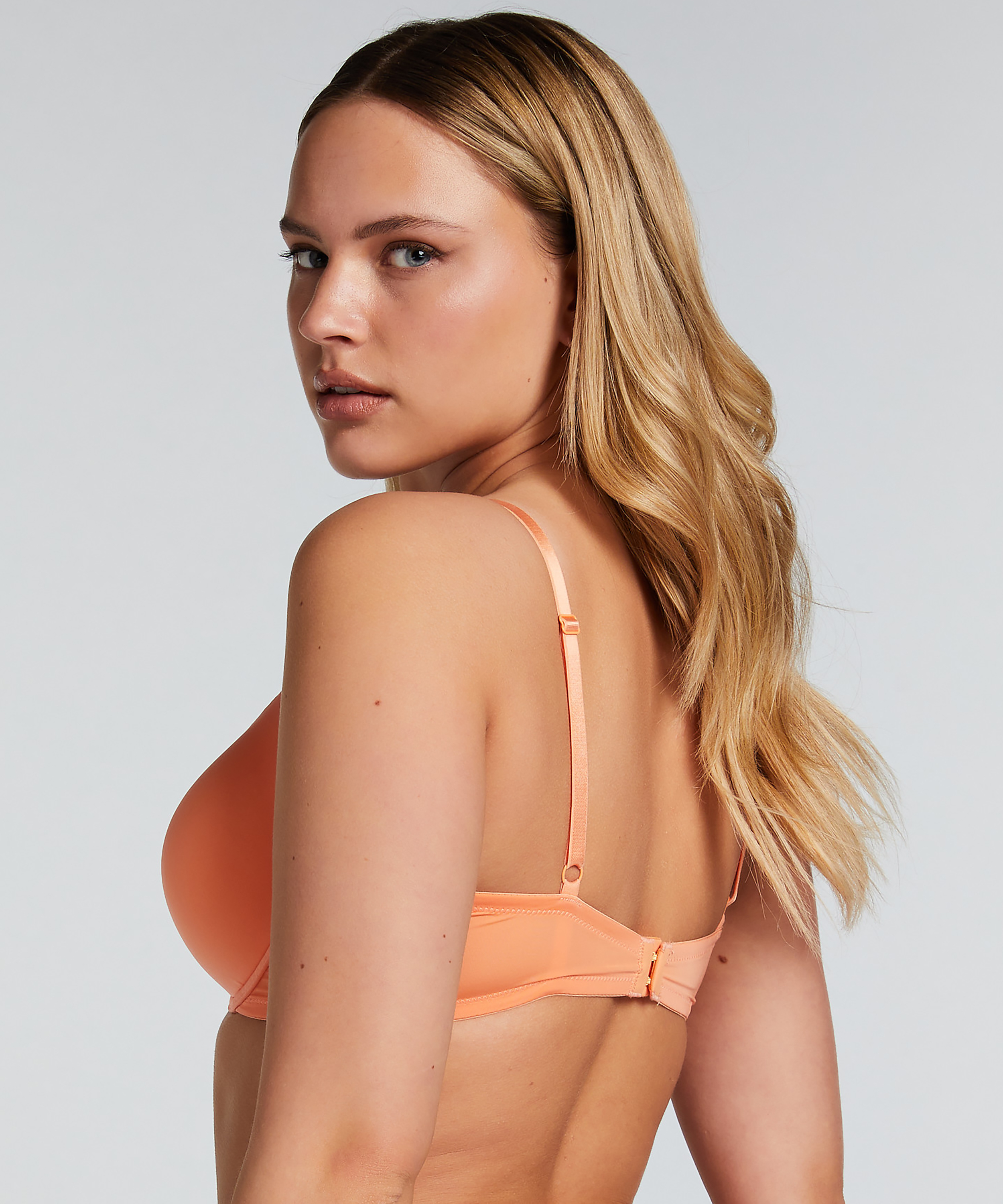 Soutien-gorge &agrave; armatures pr&eacute;form&eacute; Plunge, Orange, main
