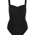Maillot de bain Shaping Scallop, Noir