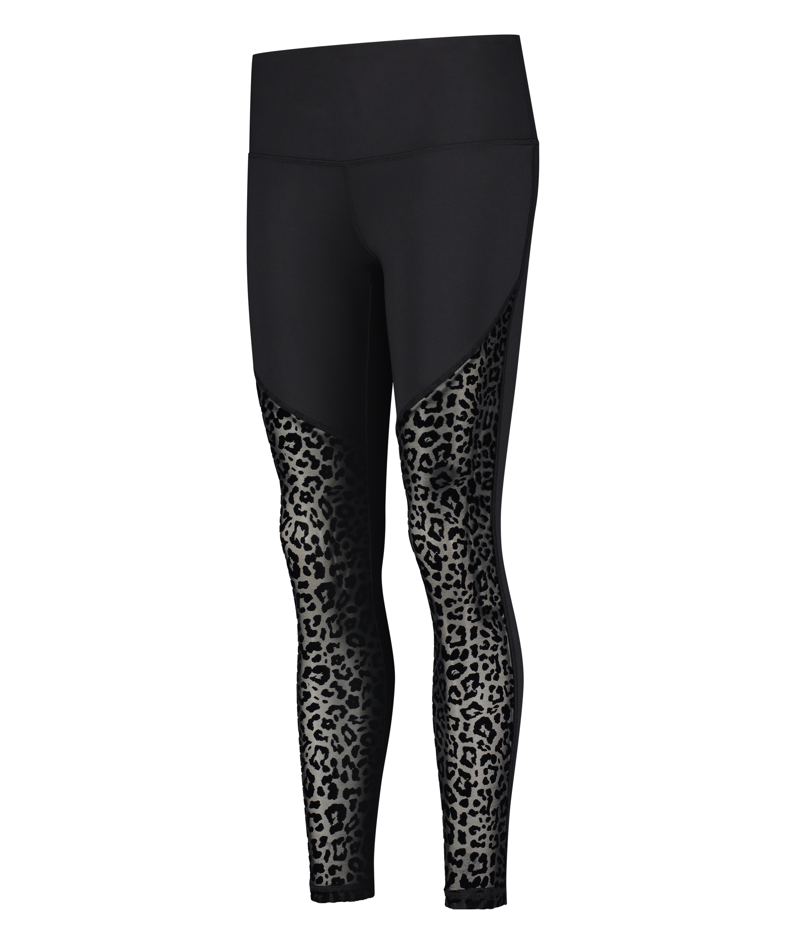 HKMX Sport-Leggings mit hoher Taille Flock, Schwarz, main