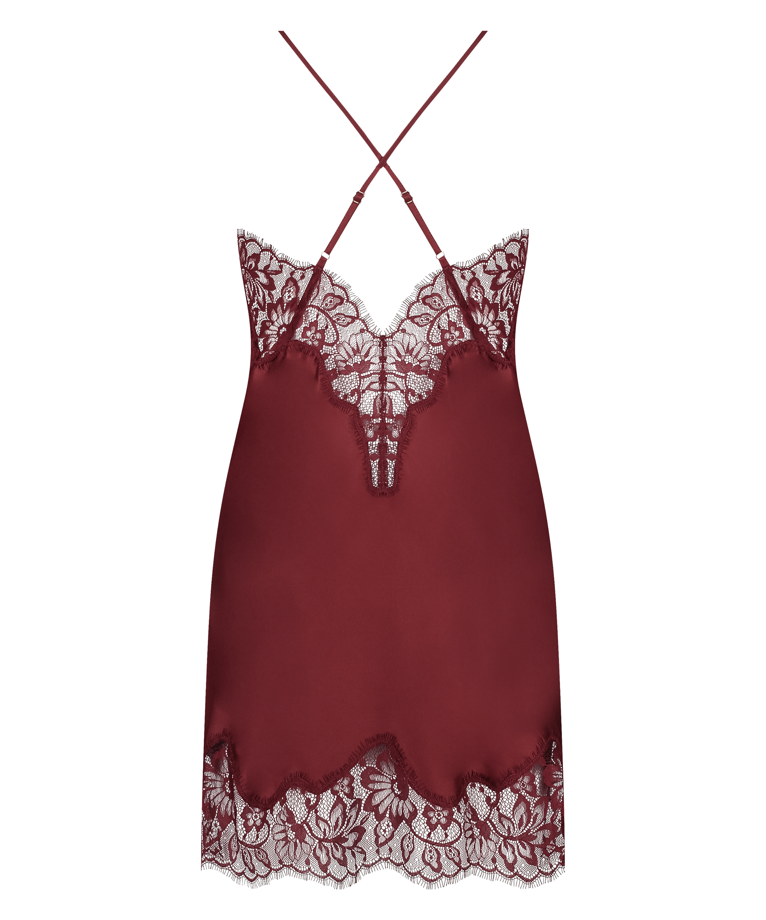 Slipdress Valerie, Rot, main