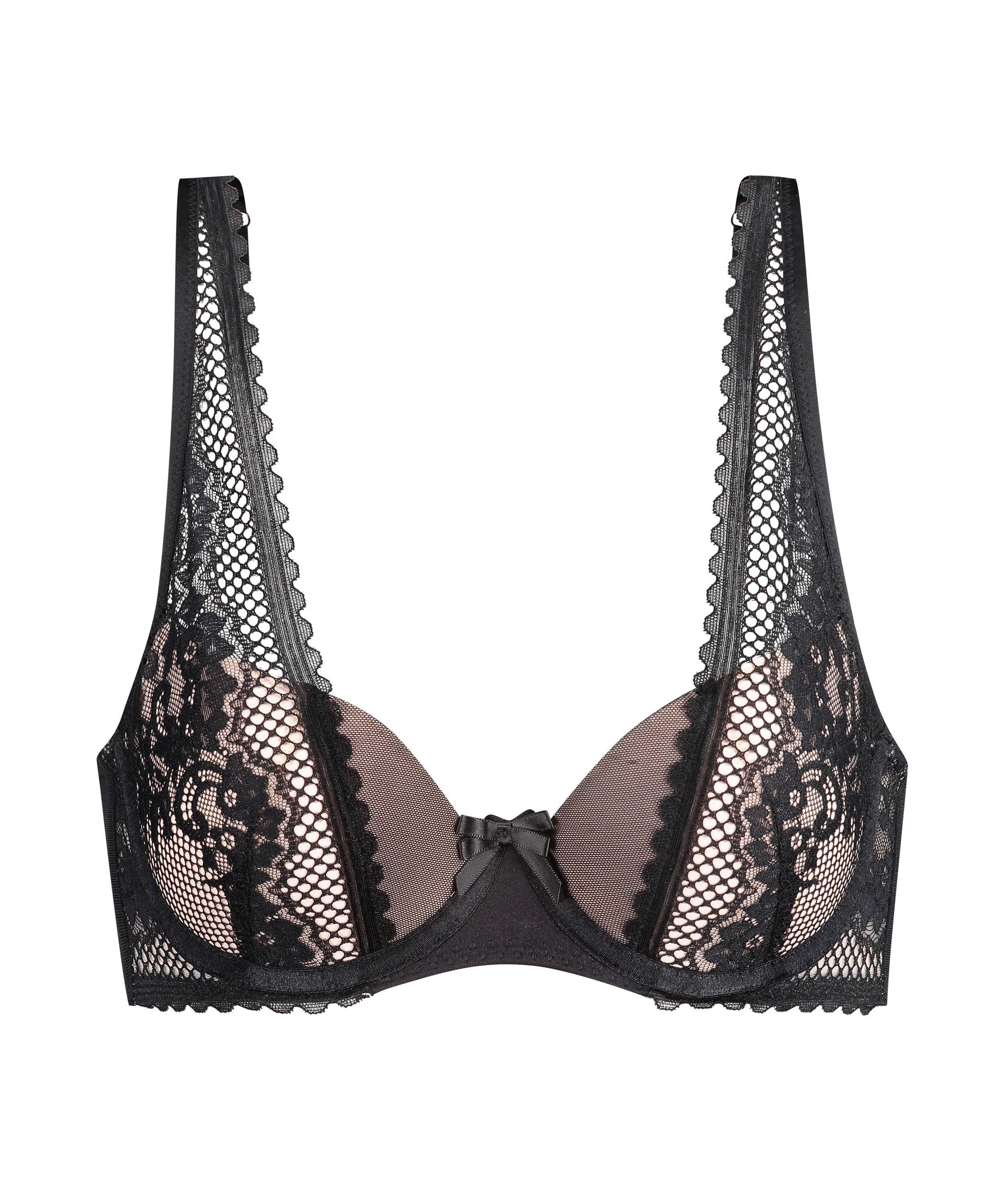 Half Vorgeformter Cup Bügel-BH Malika, Schwarz, main