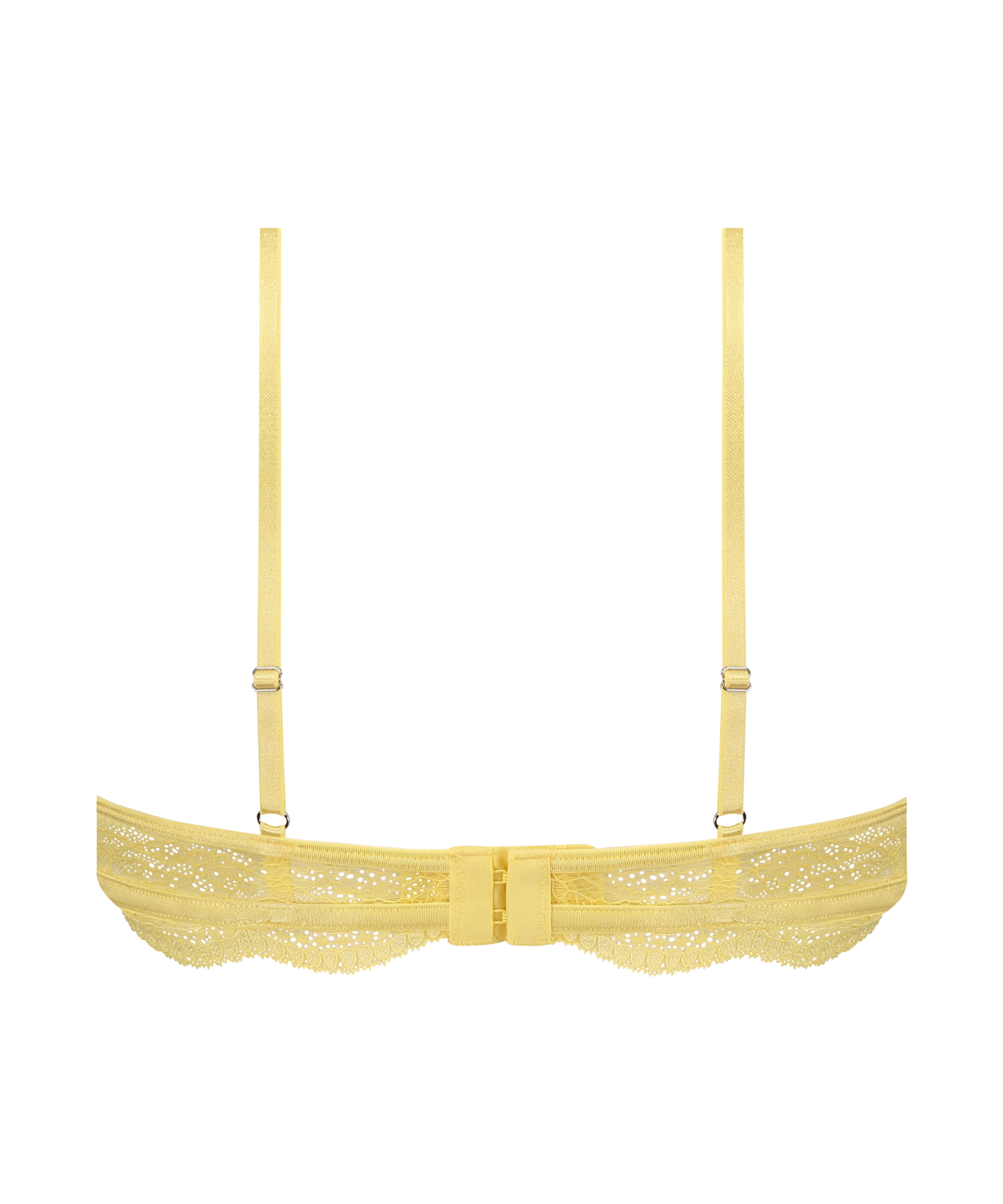 Soutien-gorge non-rembourré à armatures Isabelle, Jaune, main