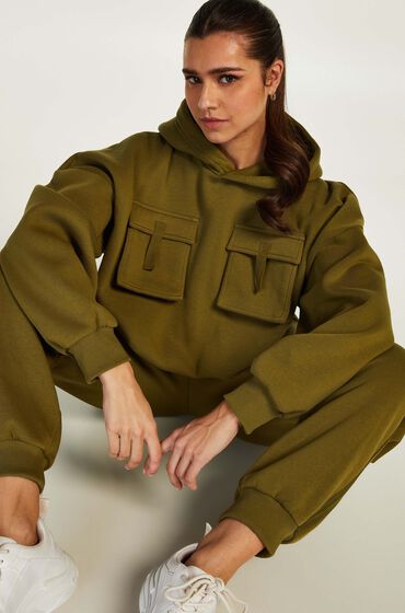 Hunkemöller Langärmliger Hoodie Cargo grün