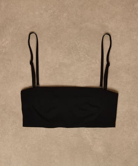 Bandeau Bralette Smooth, Schwarz