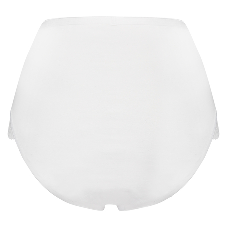 Superslip Lace Maxi baumwolle, Weiß