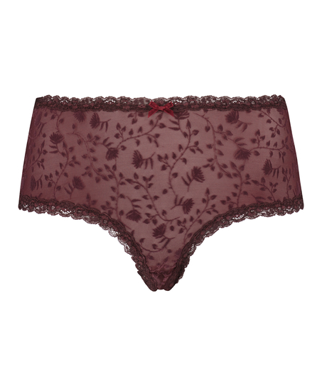 Brésilien en V Curvy, Rouge