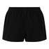 Musselin-Shorts, Schwarz