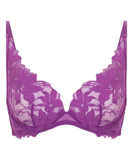 Unwattierter Bügel-BH Ingrid, Lila