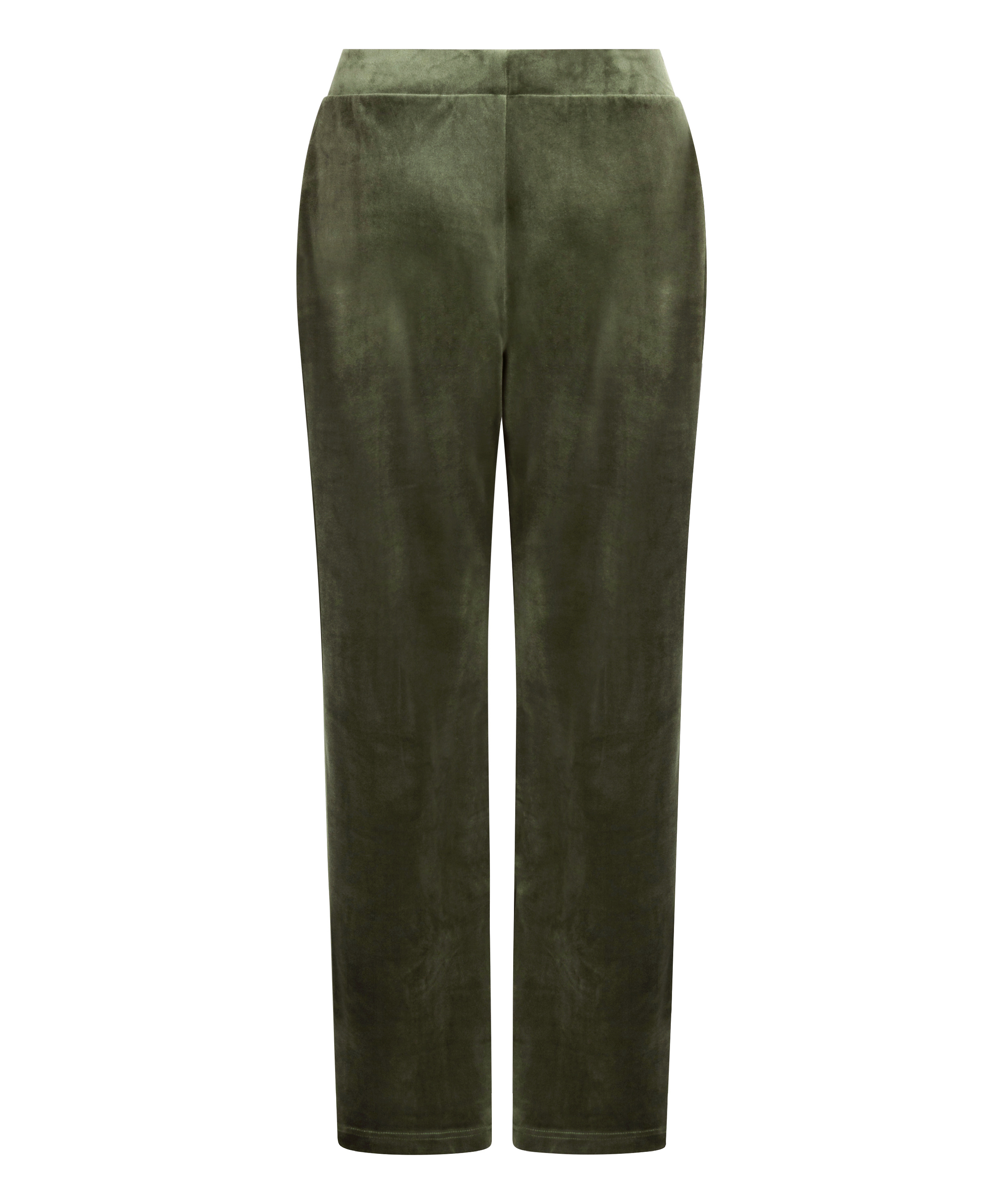 Pantalon de pyjama velours, Vert, main