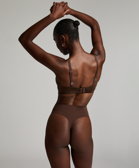 Soutien-gorge à armatures non-préformé Smooth, Marron