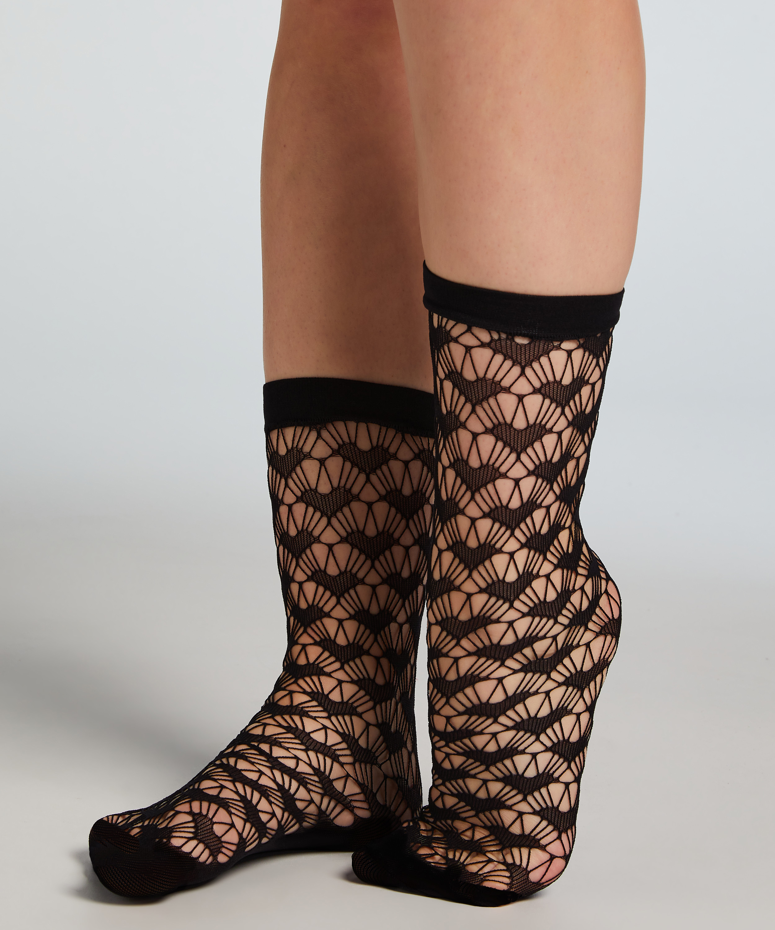 1 paire de chaussettes, Noir, main