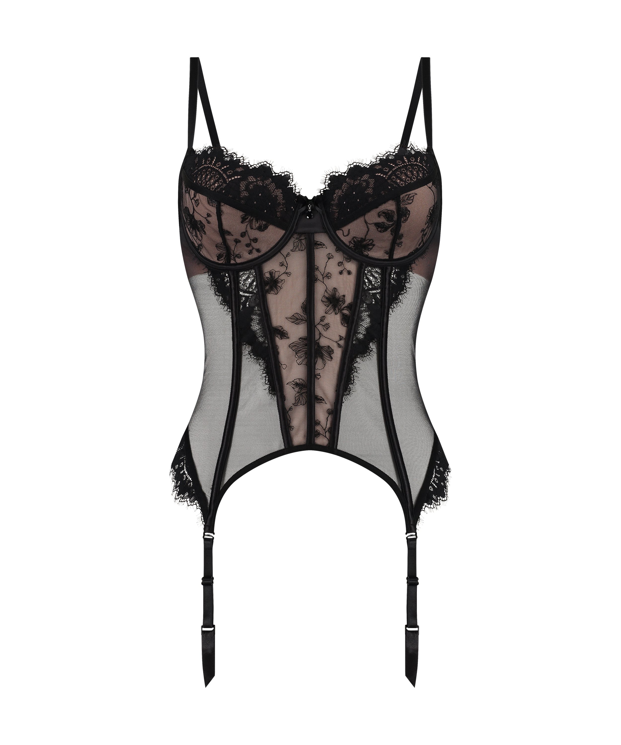 Bustier Sia, Noir, main