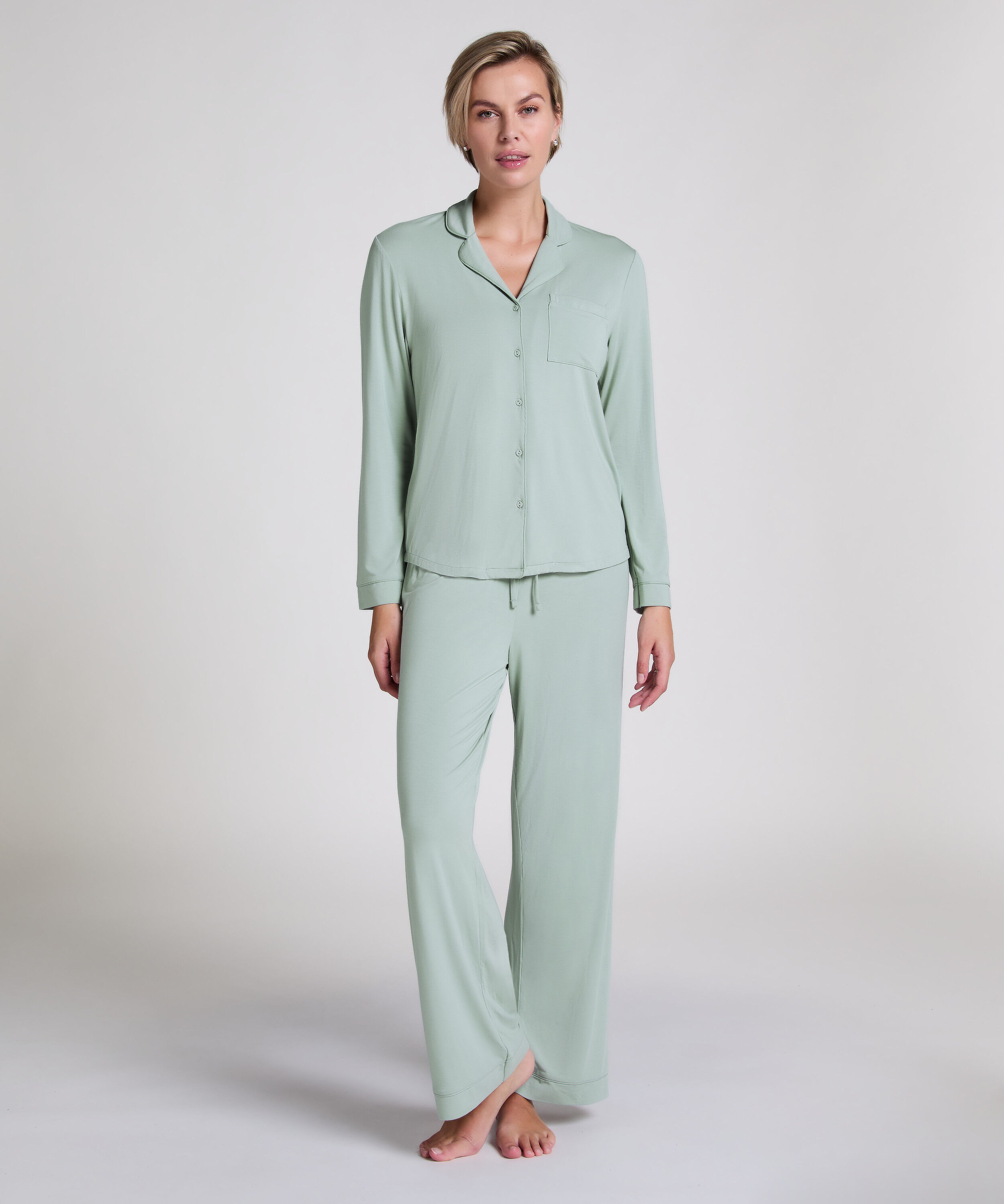 Pantalon en jersey Essential, Vert