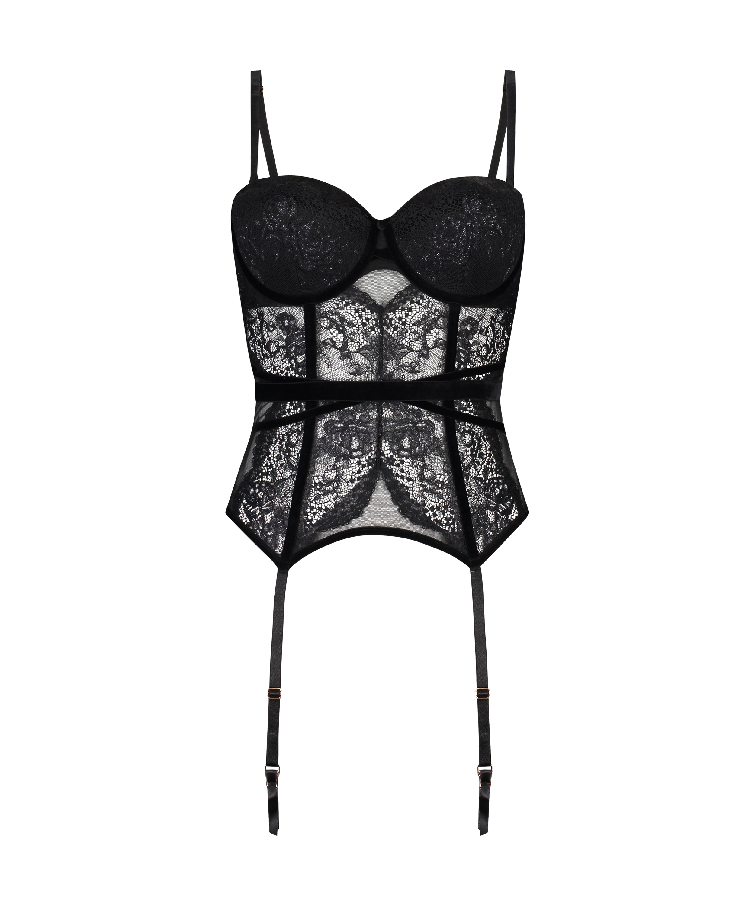 Bustier Raine Rebecca Mir, Noir, main