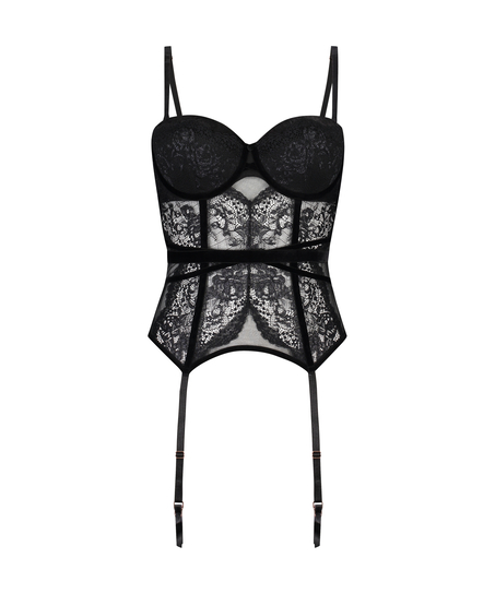 Bustier Raine Rebecca Mir, Noir