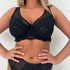 Soutien-gorge &agrave; armatures non-pr&eacute;form&eacute; Liberty, Noir