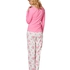 Pyama pants Dani Flower, Weiß
