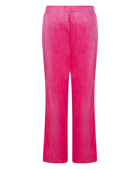 Pantalon de pyjama velours, Rose