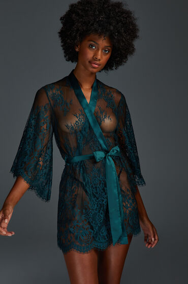 Hunkemöller Kimono Lace Isabelle Vert