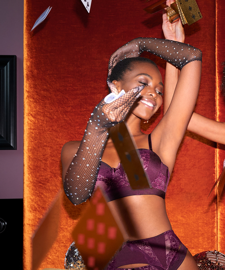 Vorgeformter Strapless-B&uuml;gel-BH, Longline-Modell Macy, Lila