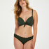 Haut de bikini &agrave; armatures pr&eacute;form&eacute; Scallop Glam, Vert