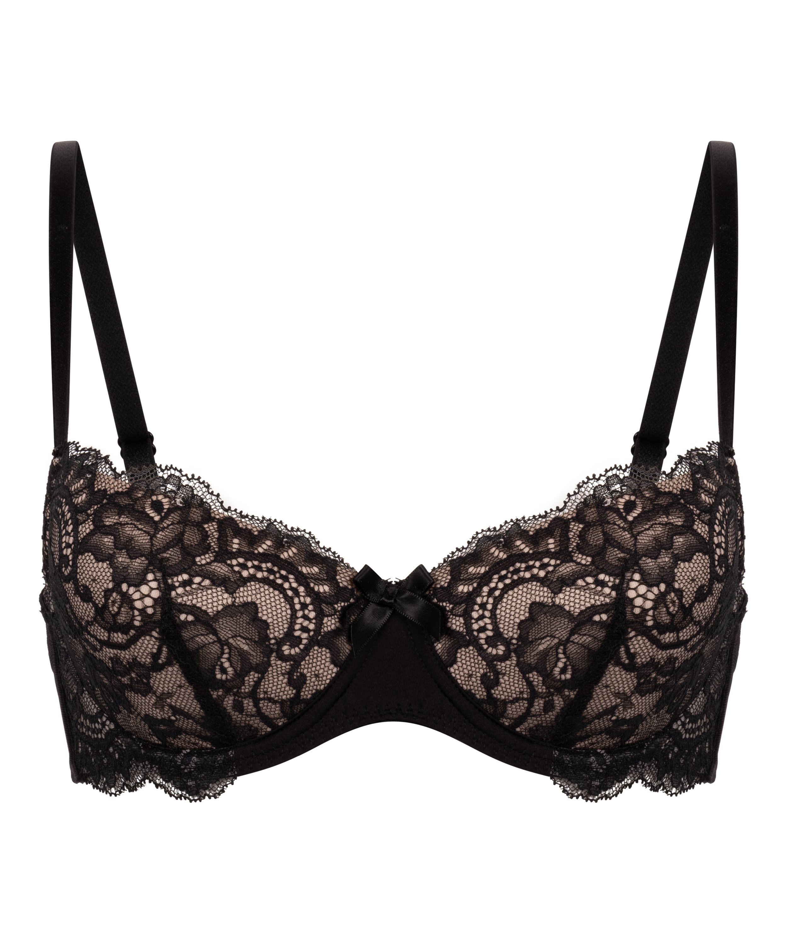 Vorgeformter Bügel-BH  Teddy, Schwarz, main